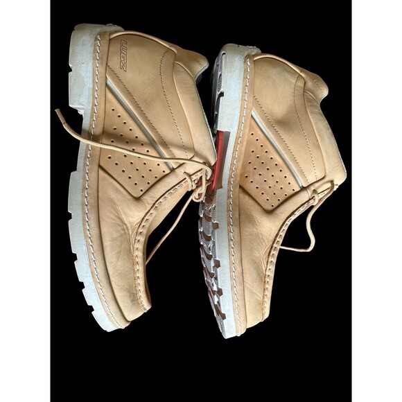 Lugz Lace Up Boots Chukka Style Men's Size 12 Leather Work Boots Tan Vtg - Picture 3 of 8